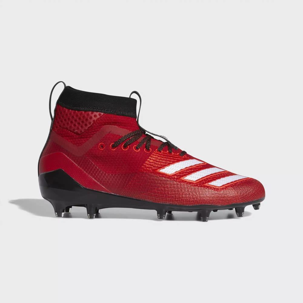 Adidas Adizero 8.0 SK Tacos de Futbol Rojos Para Hombre (MX-68897)